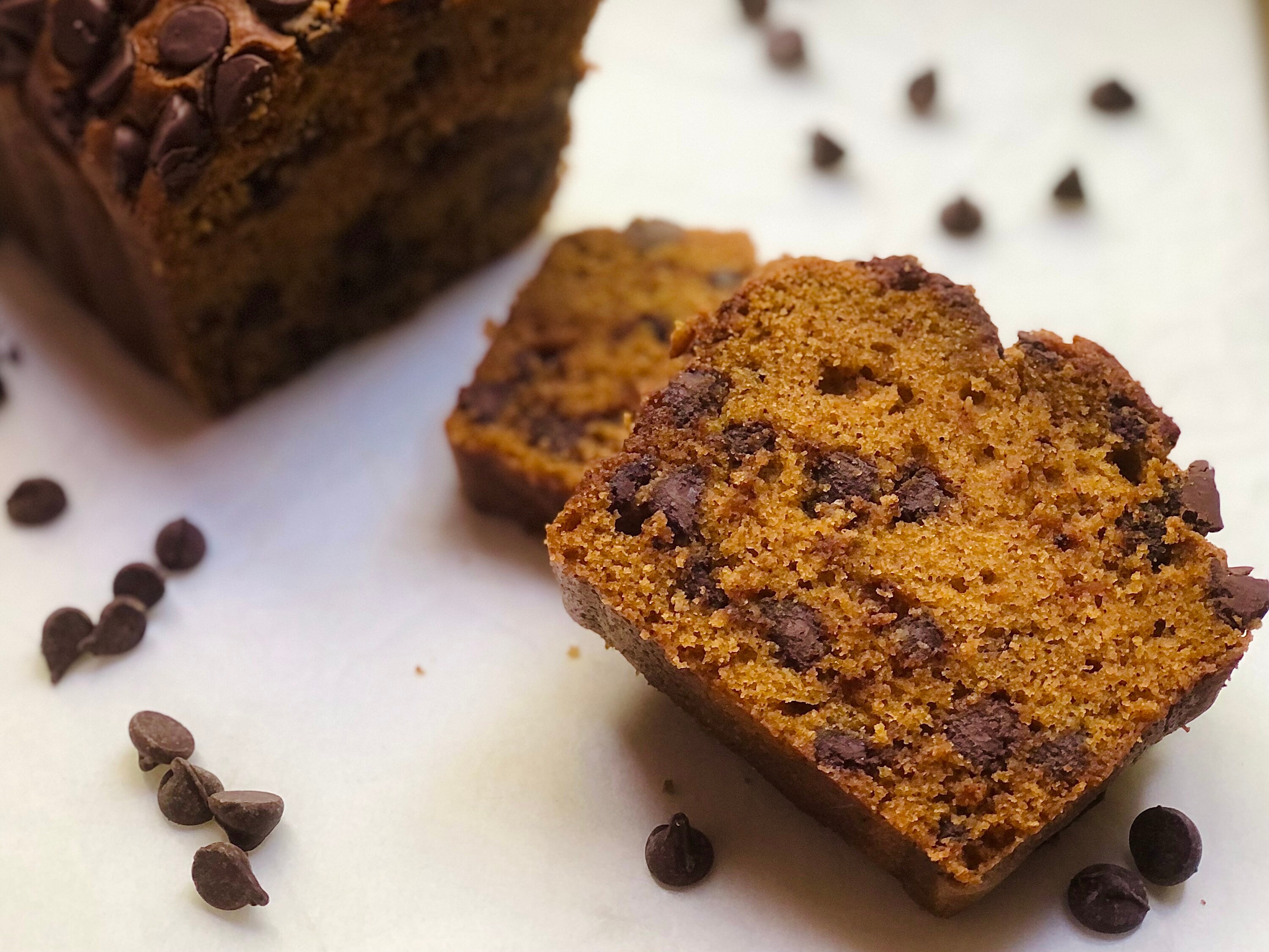 Chocolate Chip Pumpkin Bread Loaf 2 Pound Gift Bread Loaf Etsy UK