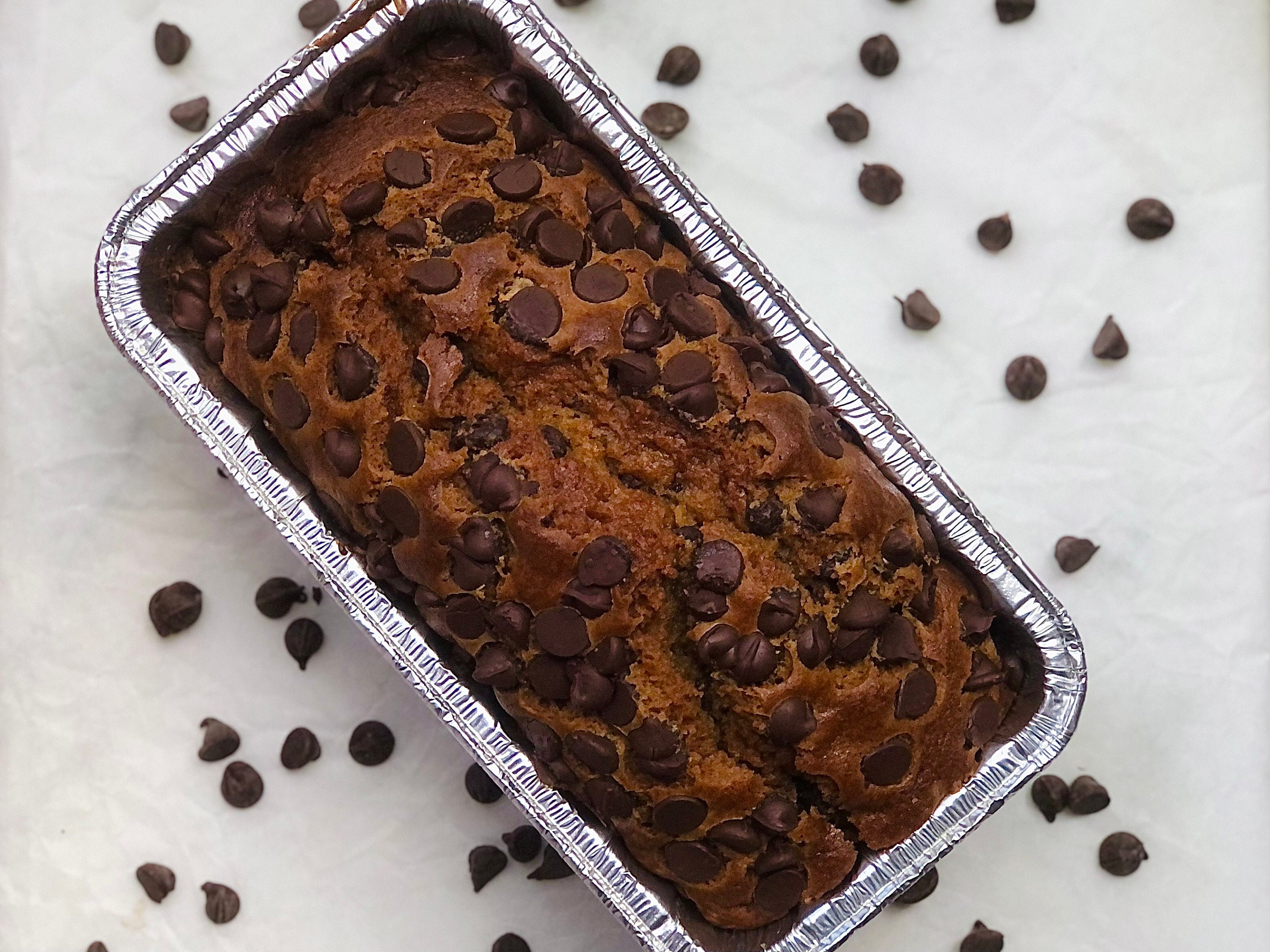 Chocolate Chip Pumpkin Bread Loaf 2 Pound Gift Bread Loaf Etsy UK