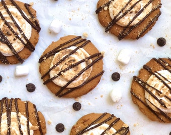 Peanut Butter S’mores Cookies [Half Dozen or Dozen]