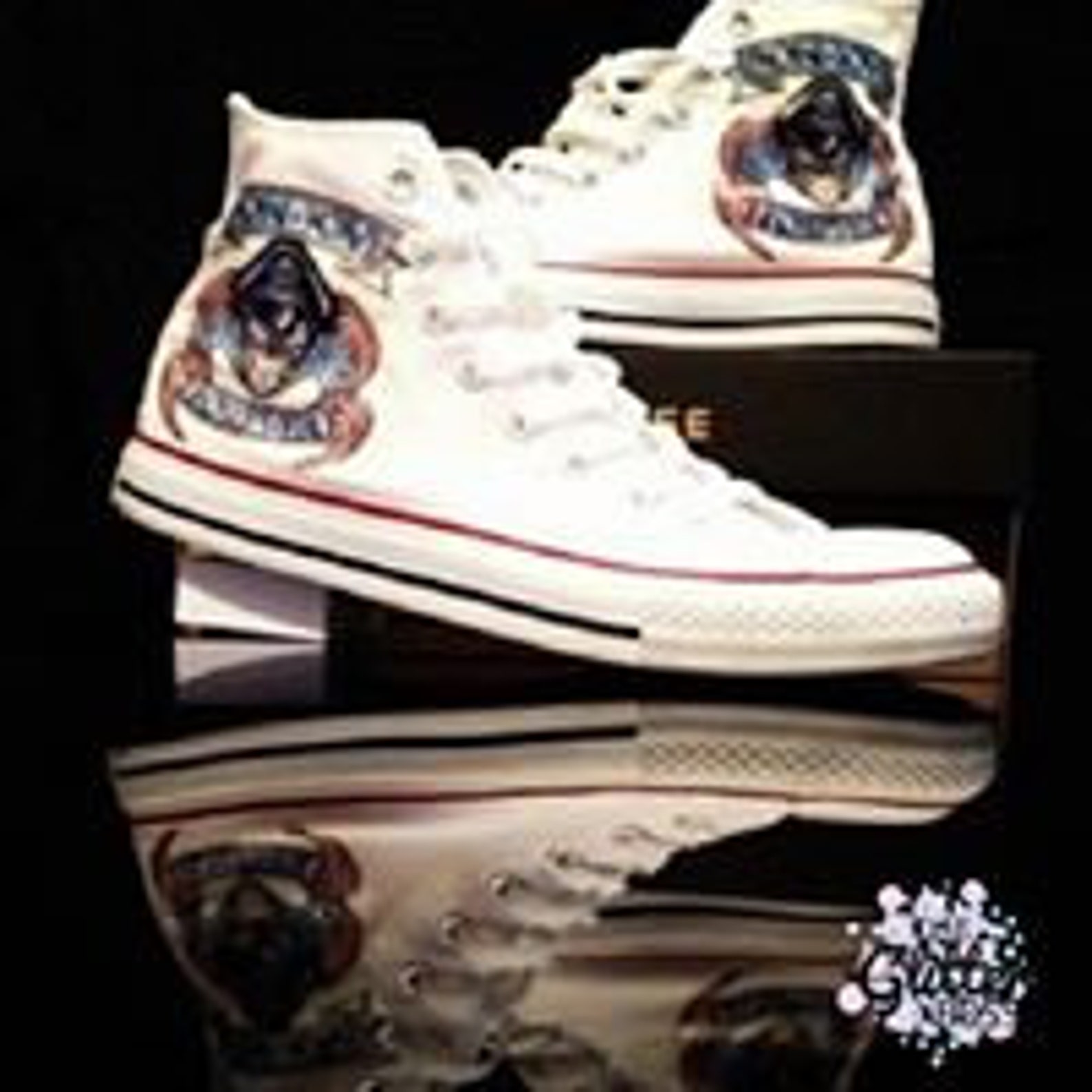 Bon Jovi Customised Converse Shoes Etsy