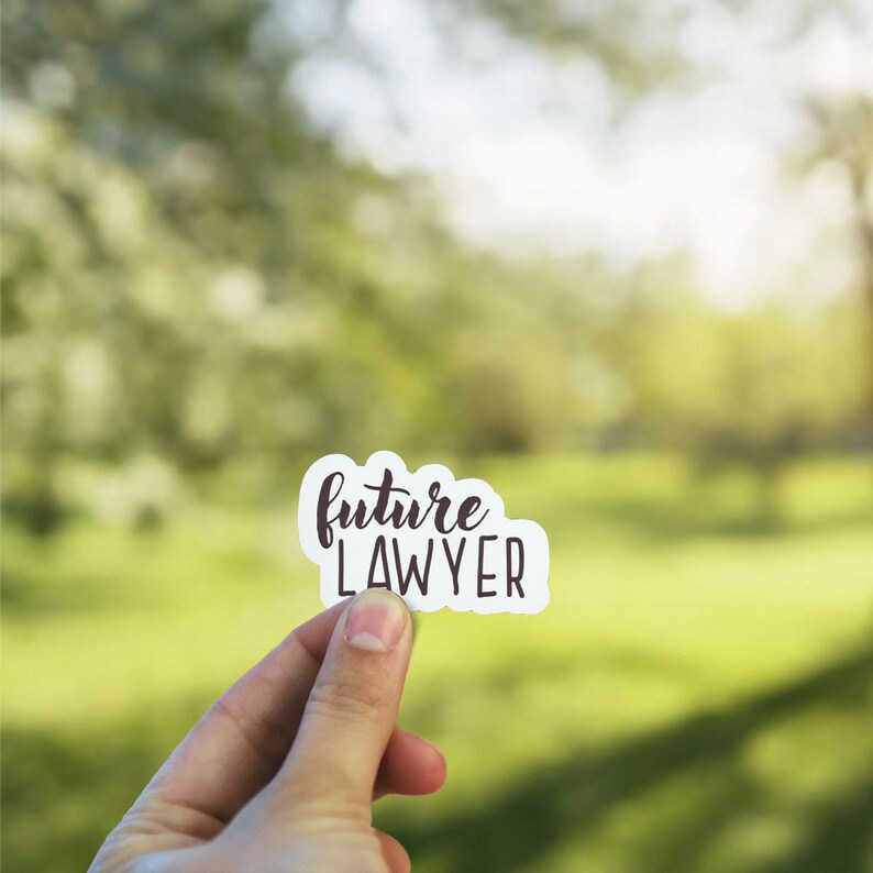Future Lawyer Sticker Gift For Law Students Macbook Decal Etsy