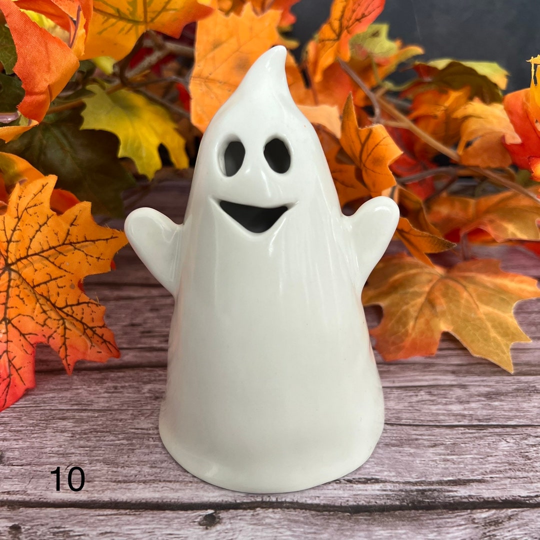 Ghost Ceramic Halloween Decoration Halloween Accessories Etsy