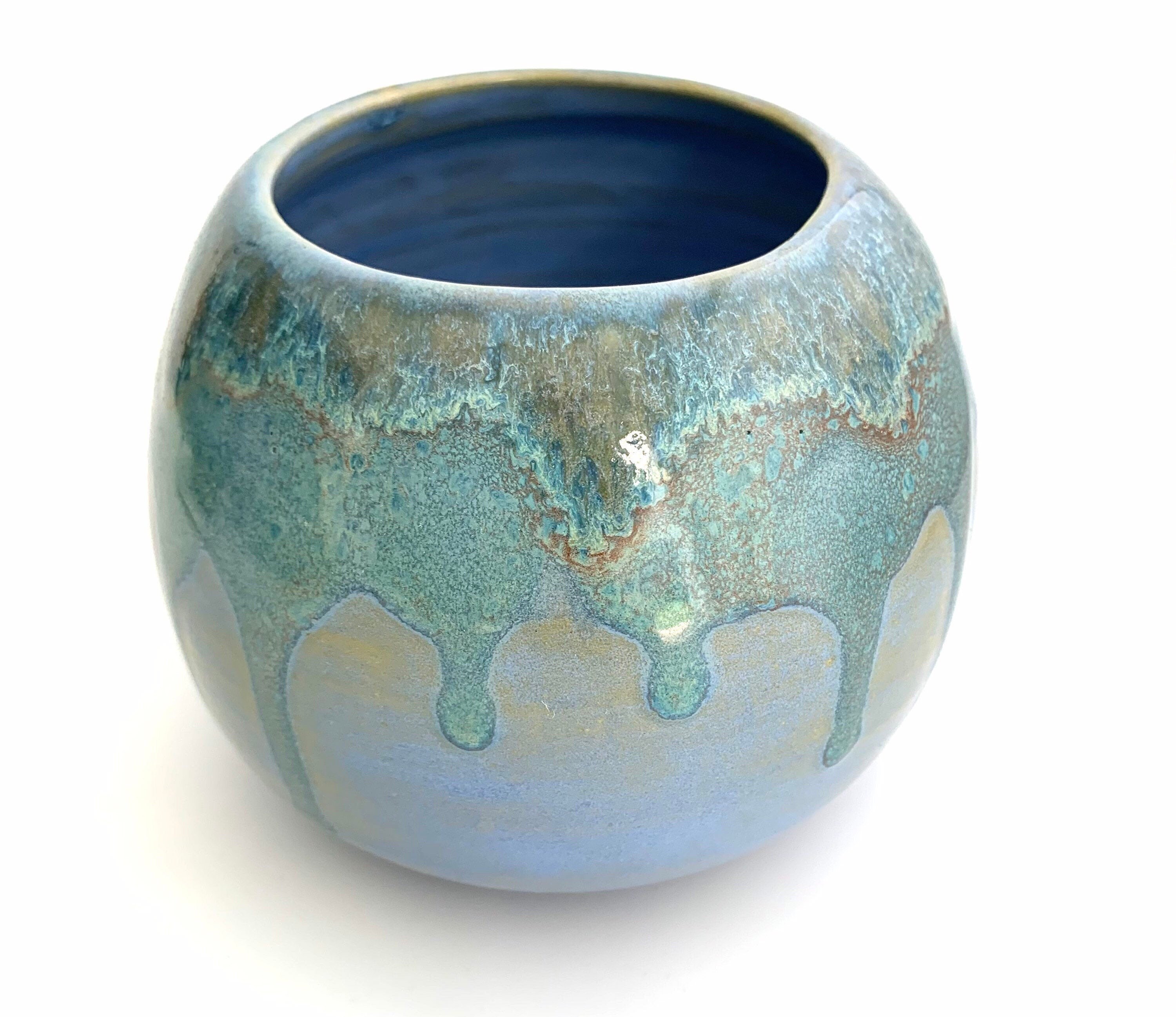 Ceramic moon vase small stoneware vase decorative glazed Etsy