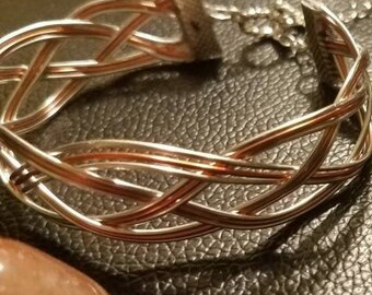 Braided Wire Snake Bracelet