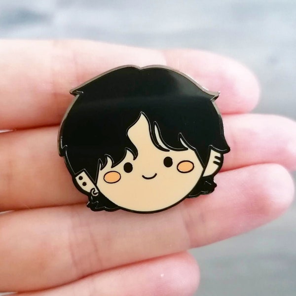 bts jungkook enamel pin