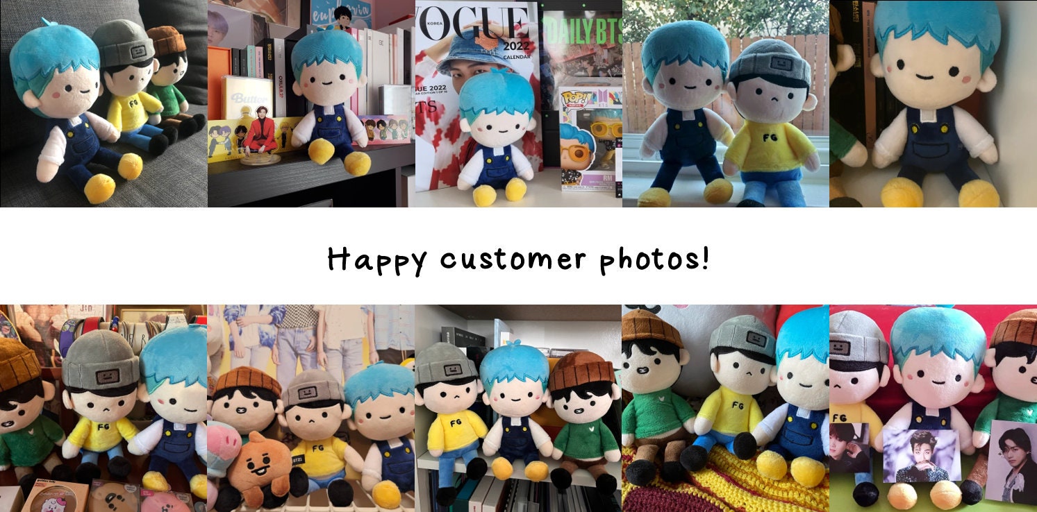 BTS RM Plushie / Kim Namjoon Plush / BTS Stuffed Toy Etsy