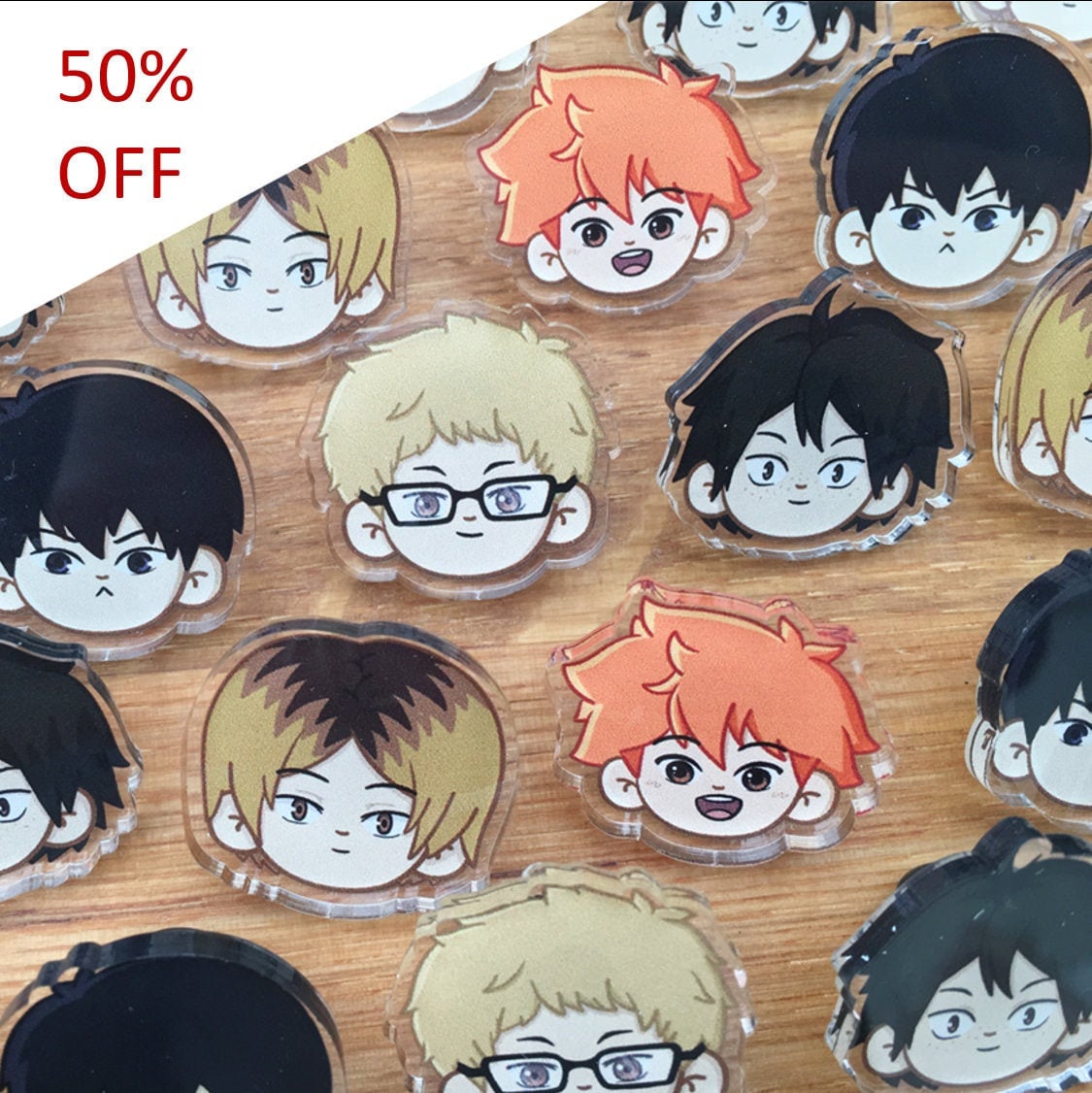 Haikyuu Pins // Haikyuu pin badges // Karasuno pins // Anime Etsy