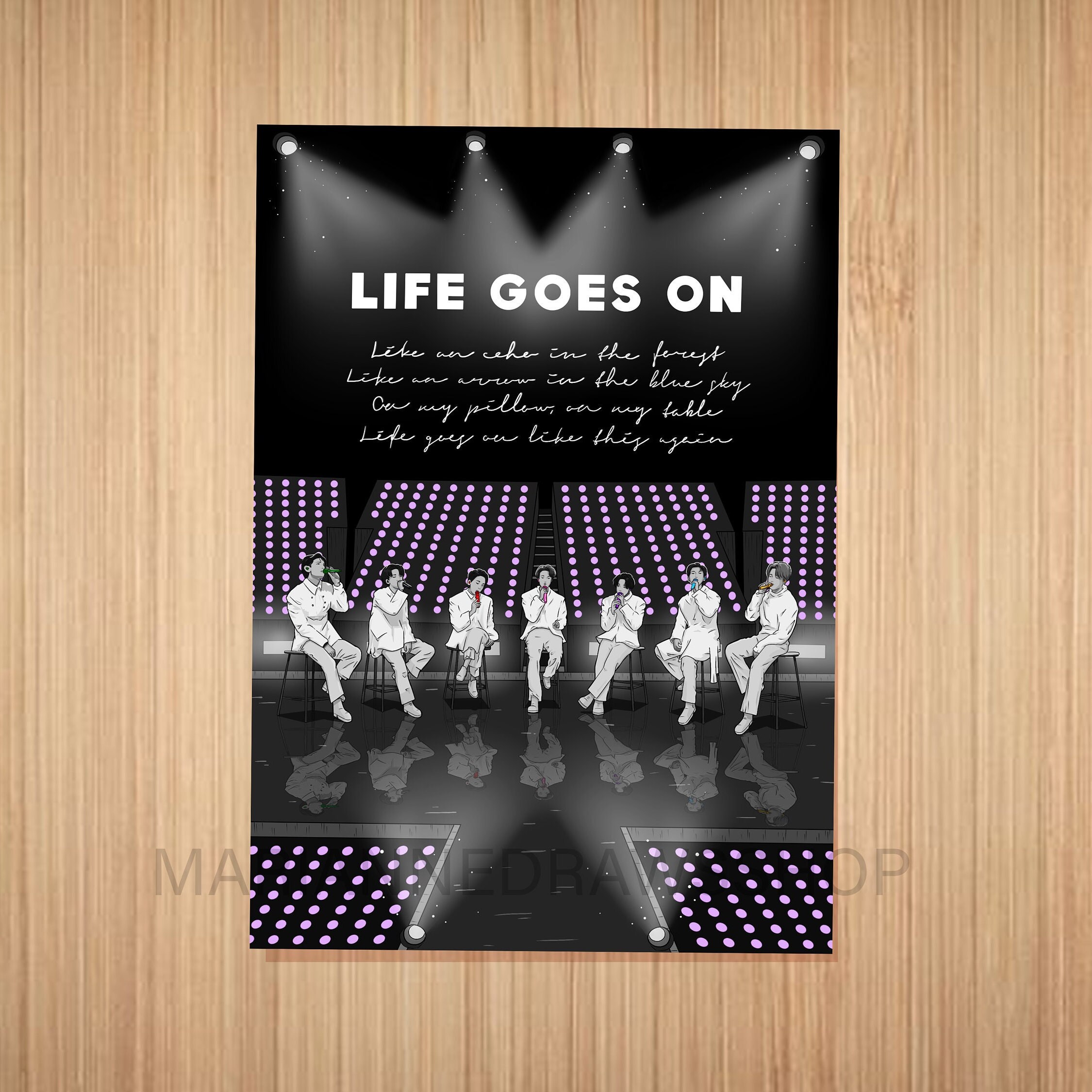 BTS Life Goes On 傘