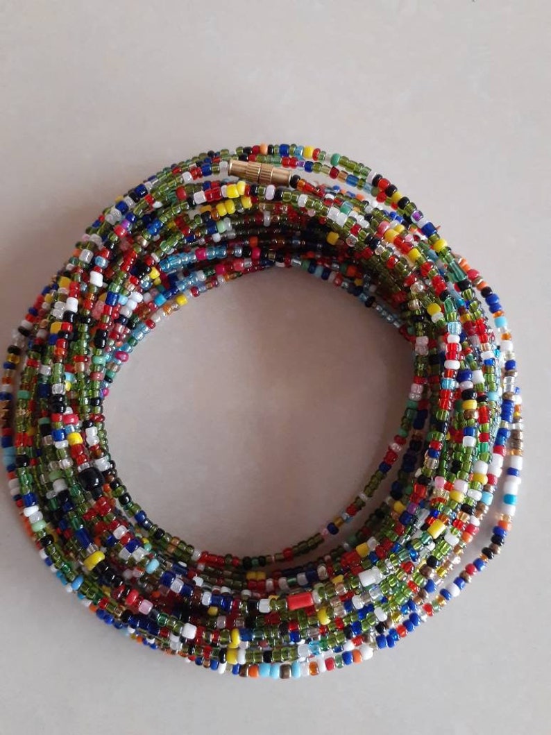 Original African Waist Beads Exotic Body Beads Weight loss Etsy