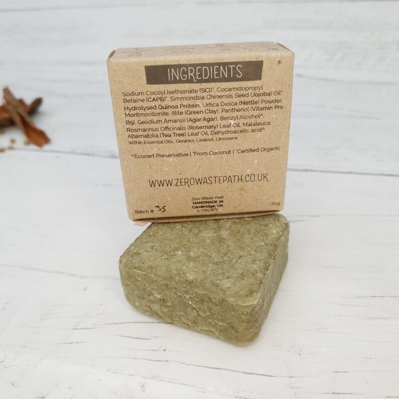 2 in 1 Solid Shampoo Bar Itchy Scalp Etsy