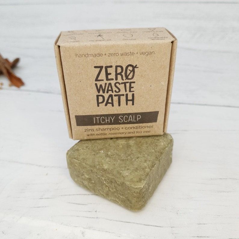 2 in 1 Solid Shampoo Bar Itchy Scalp Etsy