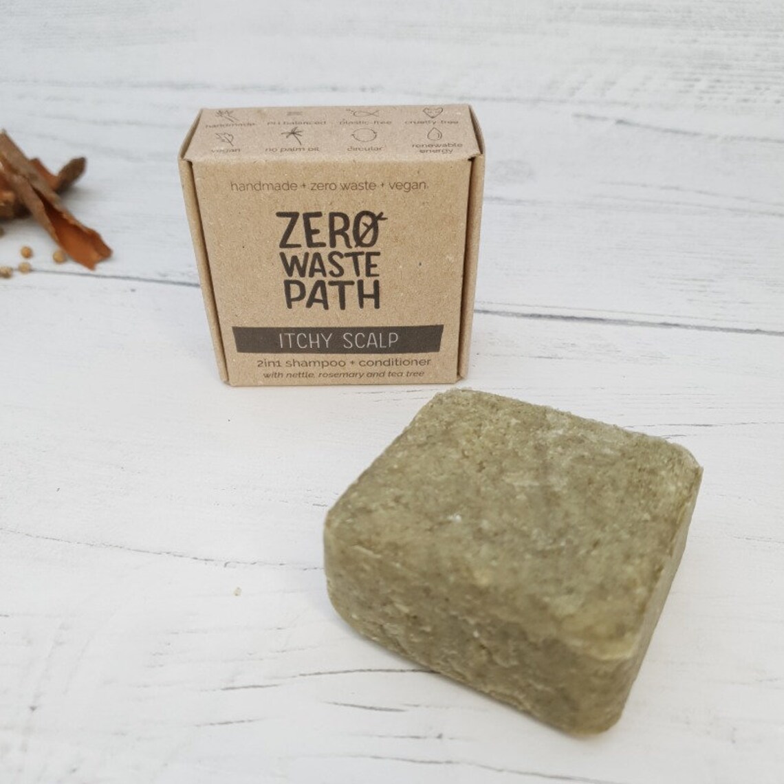 2 in 1 Solid Shampoo Bar Itchy Scalp Etsy