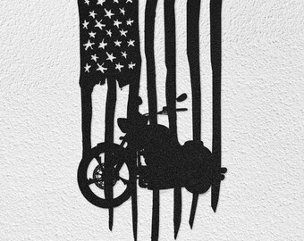 Father's Day Gifts for Dad - Biker Metal Wall Art