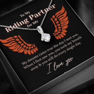 Regalo de San Valentín para motociclistas - Collar Mis sueños se hicieron realidad el día que te conocí - Hecho en EE. UU.
