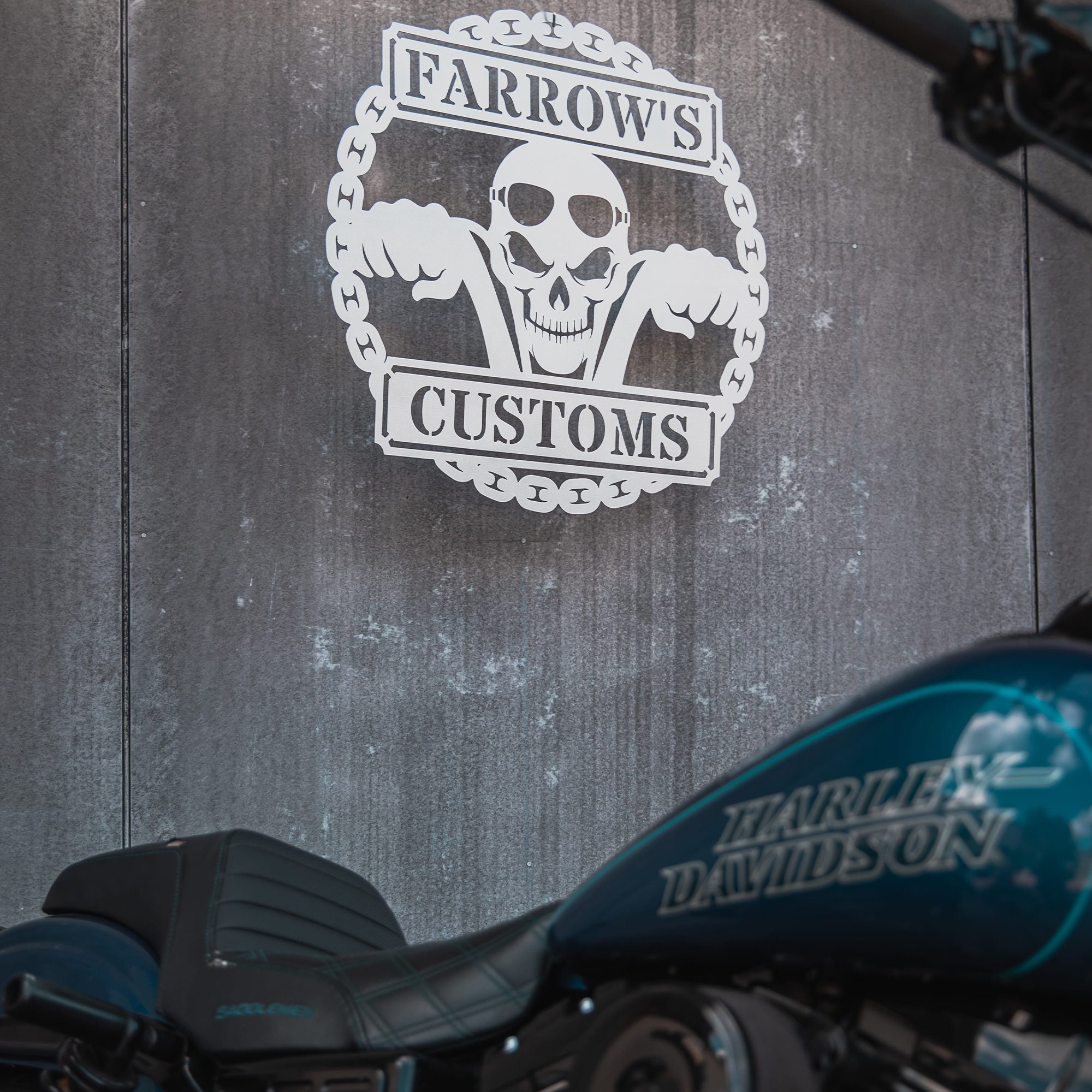 Victory Motorcycle Sign to Be Personalized for Biker Gift Etsy