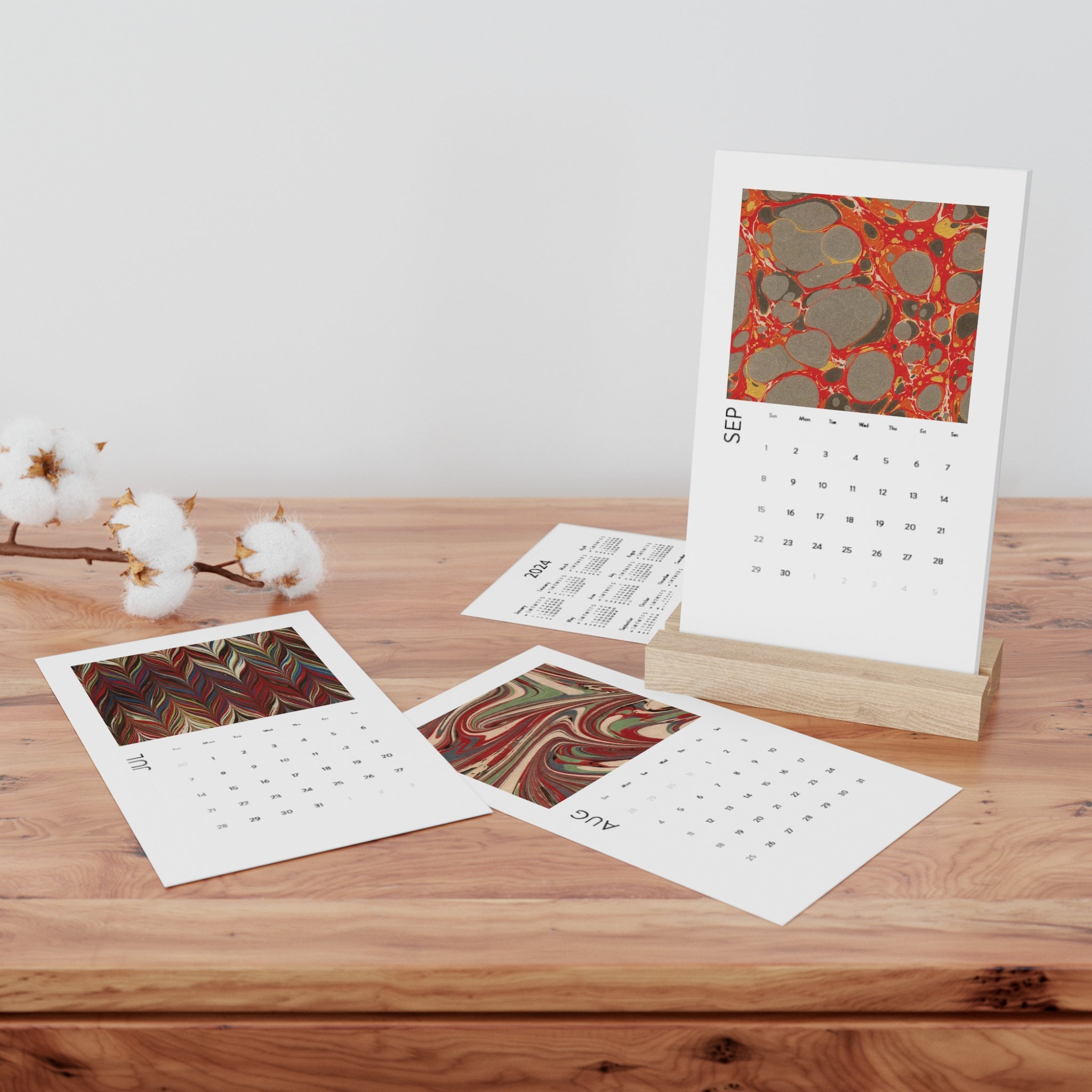 2024 Vertical Desk Art Calendar sold by Audra_Tense SKU 95214478 50