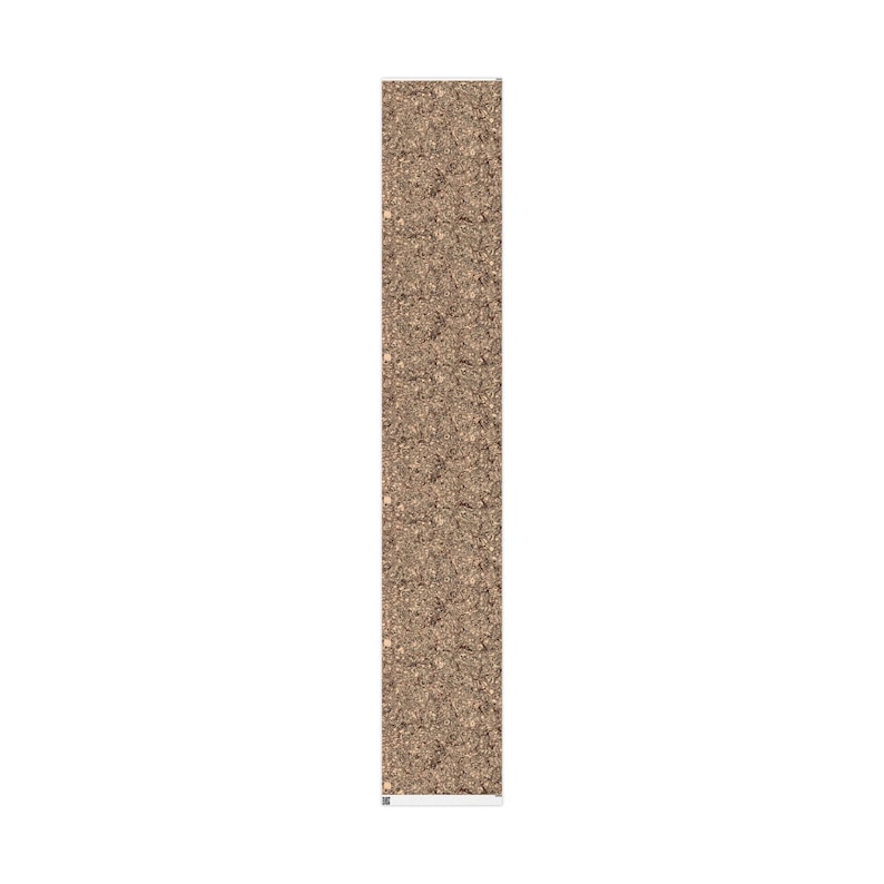 May include: A close-up of a brown and tan textured fabric with a subtle sparkle. The fabric has a rough, uneven surface.