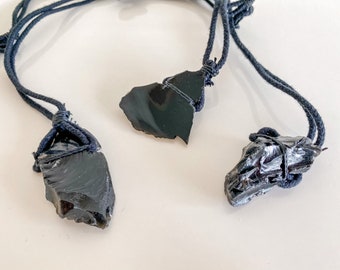 Obsidian Necklace Etsy Australia