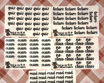 Academic Mini Set - Clear & Matte White Available