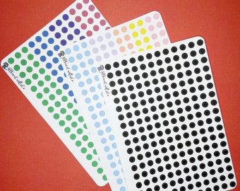 4 mm Planning Dots - Dots for Planning and Lists - Very Tiny Colored Dots - Perfect for Any Planner or List Maker!