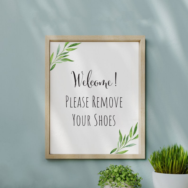 shoes off the wall