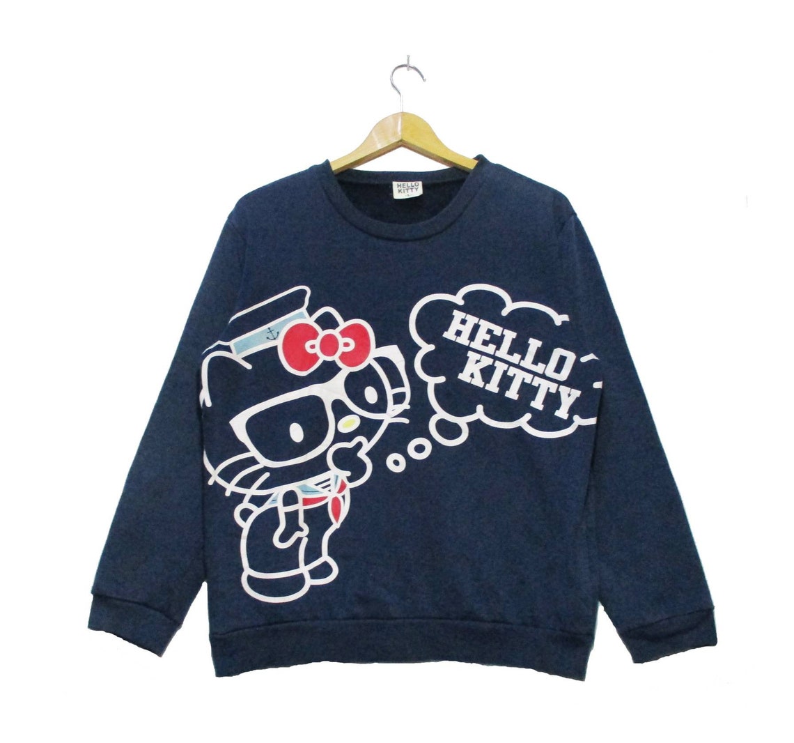 Vintage HELLO KITTY Pullover Crewneck Sweatshirt - Etsy