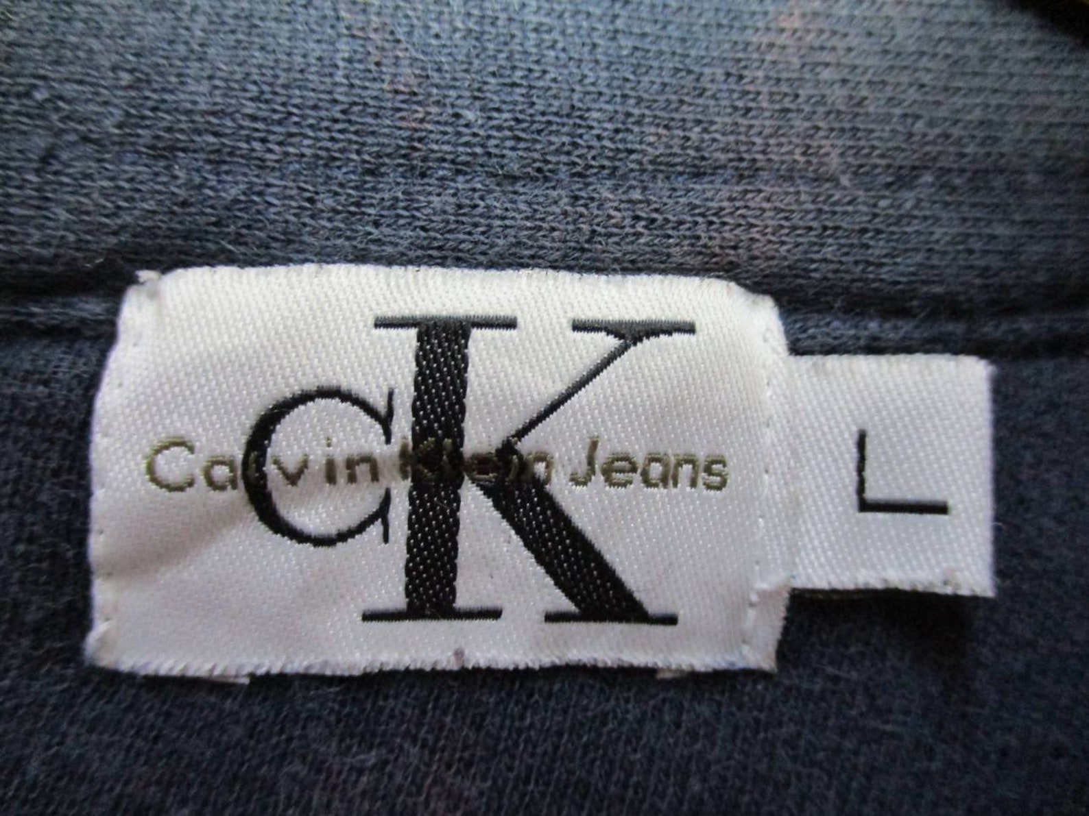 Vintage Rare Calvin Klein Jeanssmall Logo Quarter Zip - Etsy