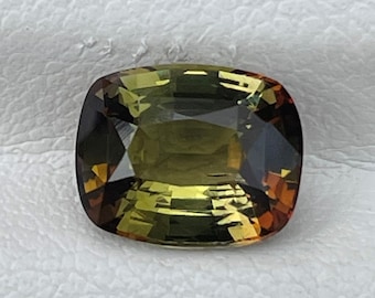 Natural Bi-Color Andalusite 2.25 Cts Cushion Cut Loose Gemstone