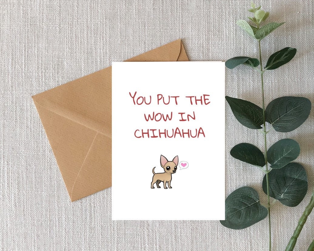 Chihuahua Card - Etsy UK