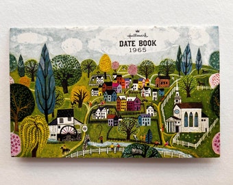 Vintage Hallmark Datebook 1965 (Used) Collectible for Journaling / Arts & Crafts