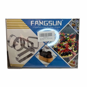 FANGSUN Stainless Steel Tart Ring Mold: Baking Accessories