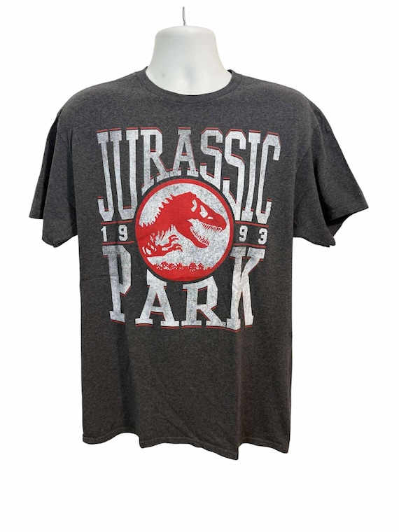 T-shirt Jurassic Park 1993, Size Large, Dark Gray - Etsy