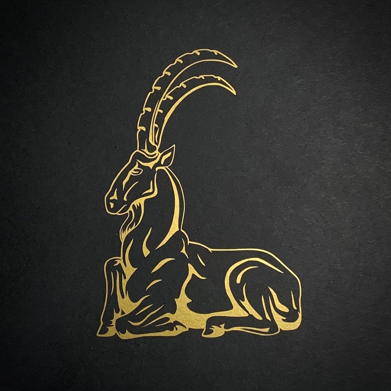 Ancient Goat Vinyl Decal - Inspired by the Minoan Peak Sanctuary Rhyton ...
