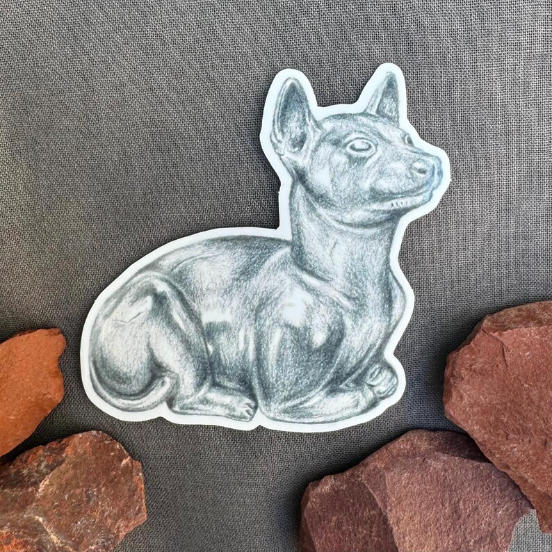 Colima Sticker Colima Dog Sticker - Inspired by the Terracotta Artifact From Ancient ...