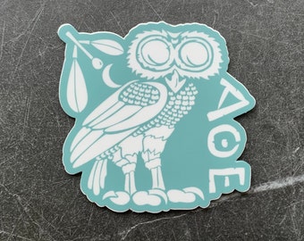 Athena Owl Sticker - Ancient Greek Sticker
