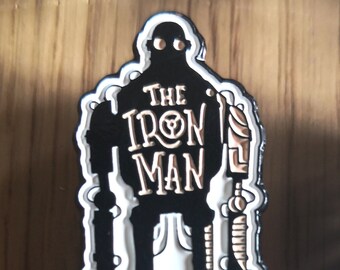 Enamel 'Iron Man' Badge