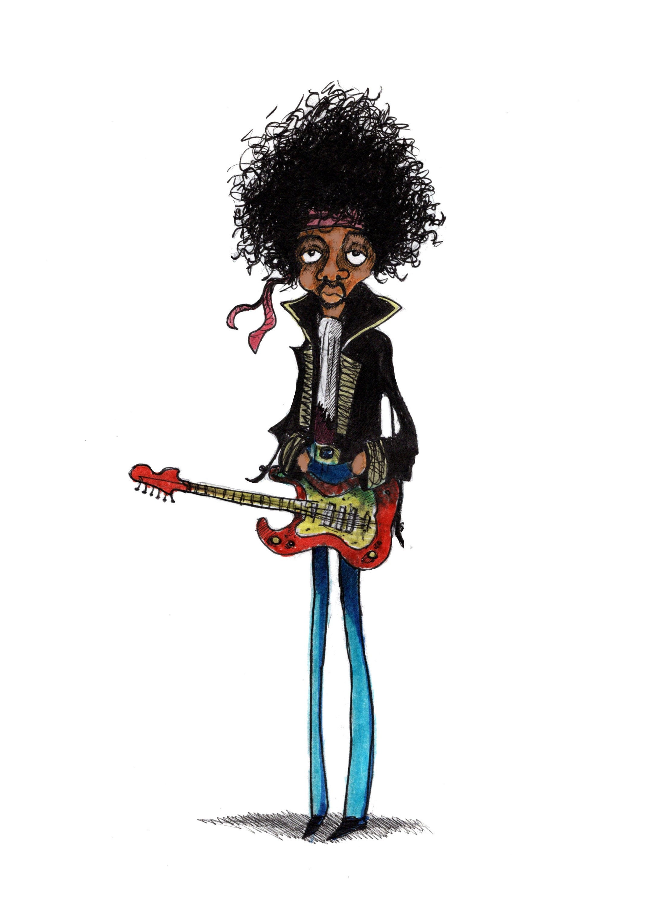 ビンテージ90's○Jimi HendrixプリントTシャツ黒size XL