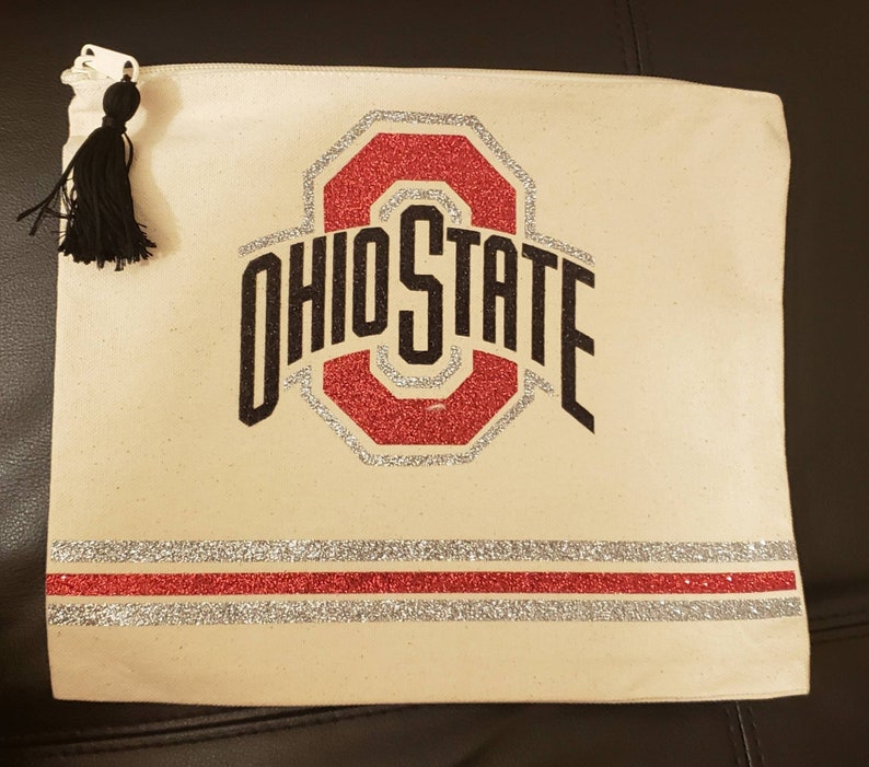 OSU Make-up bag Ohio State Univeristy
