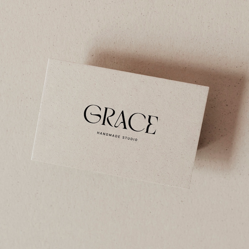 Custom Logo Design, Premade Logo, Text Only Logo, Minimalist Logo ...
