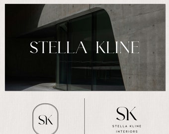 Interior design logo, Custom Logo Design, Branding Kit, Minimalist logo, Logo set, Modern logo, Beauty Logo, Wordmark, Watermark