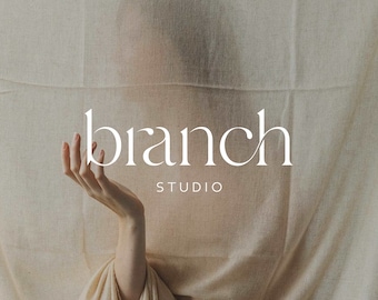 Premade Logo | Beauty Branding for Makeup Artist & Beauty Salon | Boho Feminine Modern Minimal Design