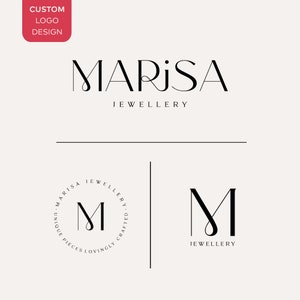 Set di loghi prefabbricati, kit di branding, logo semplice e moderno, logo di gioielli, design del logo personalizzato, logo prefabbricato, logo solo testo, logo minimalista,