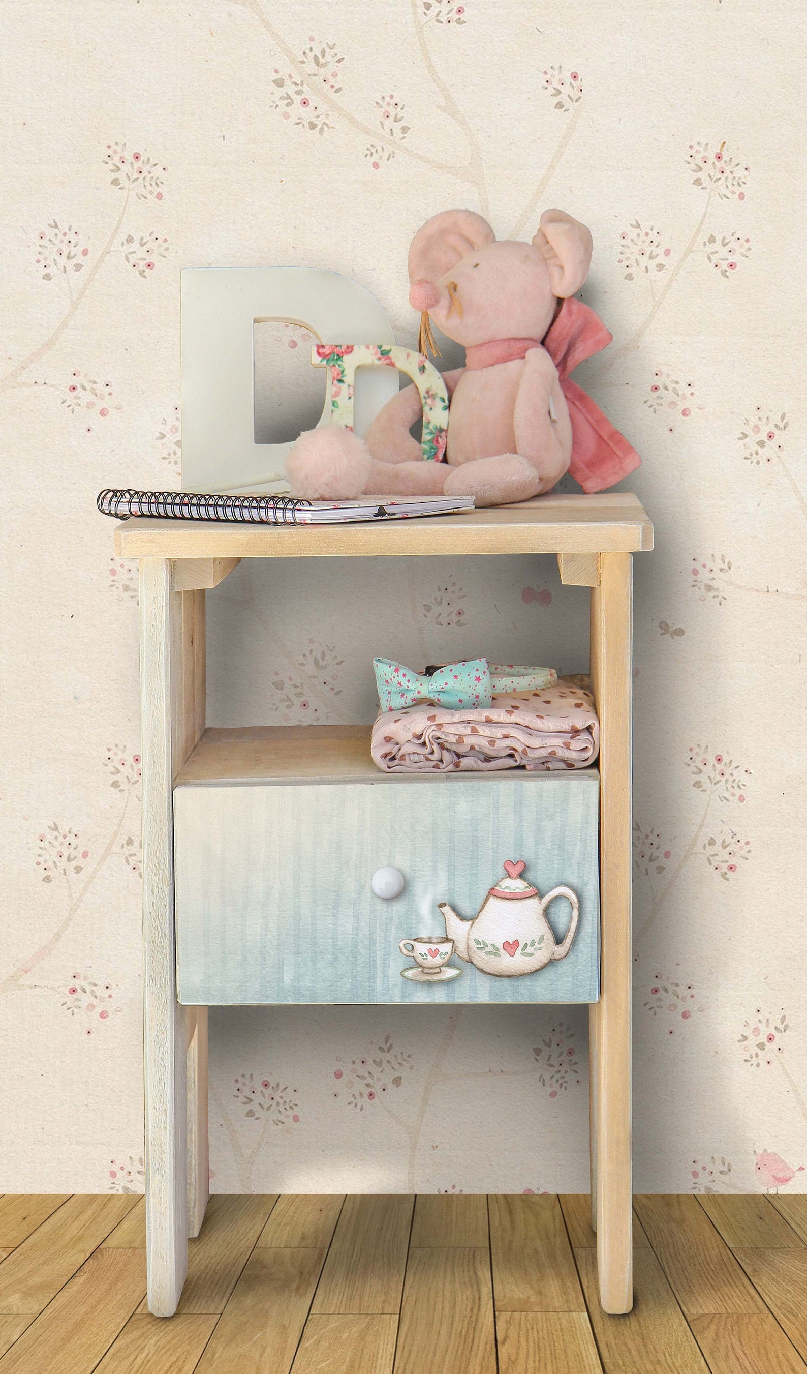 Children's Bedside Table Wooden Bedside Table Bedside Etsy UK