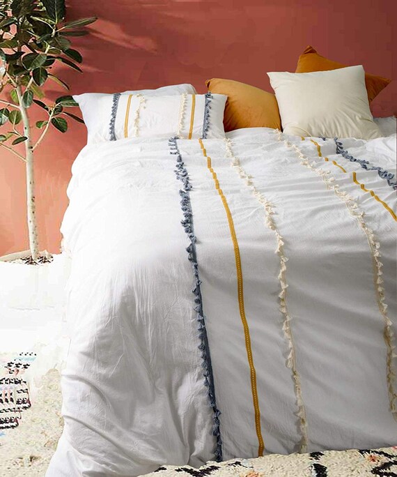 Indian Handmade Bohemian Bedding Doona Duvet Cover Cotton Etsy