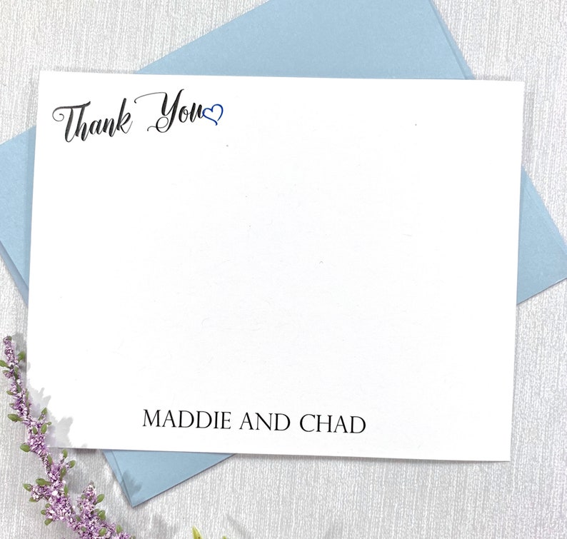 Couples Stationery Set Wedding Thank You Cards Gift for Etsy