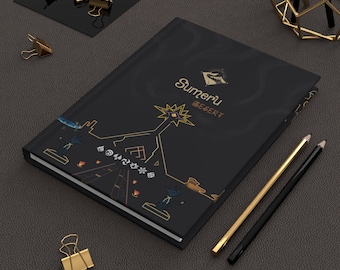 Sumeru Wüste Genshin Auswirkungen Fanmade Hardcover Journal Matte