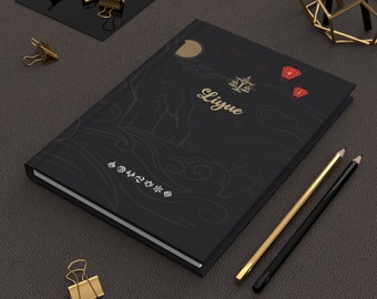 Liyue Genshin Auswirkungen Fanmade Hardcover Journal Matte