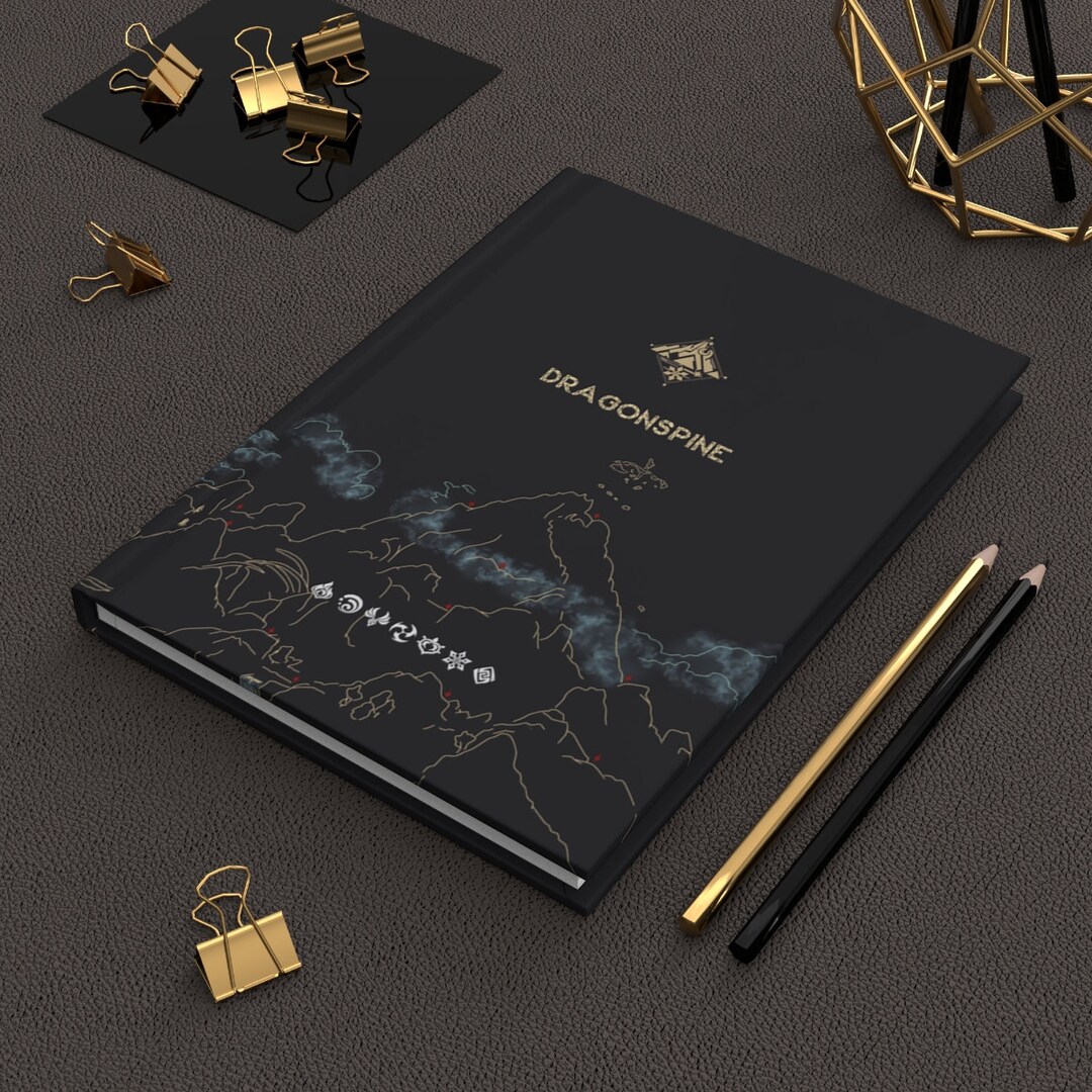 Dragonspine Genshin Impact Fanmade Hardcover Journal Matte Etsy