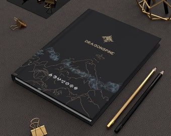 Dragonspine Genshin Auswirkungen Fanmade Relié Notizbuch Matte