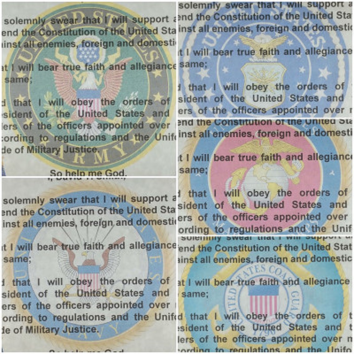 NICE or BETTER Military Code of Conduct Army Navy Marines Air Etsy